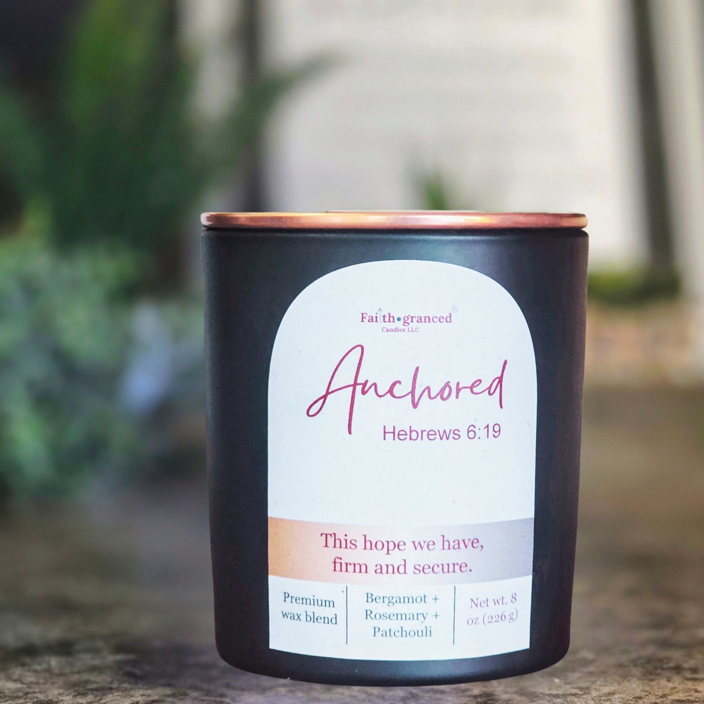 Anchored: Bergamot + Rosemary + Patchouli