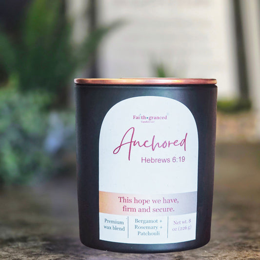 Anchored: Bergamot + Rosemary + Patchouli
