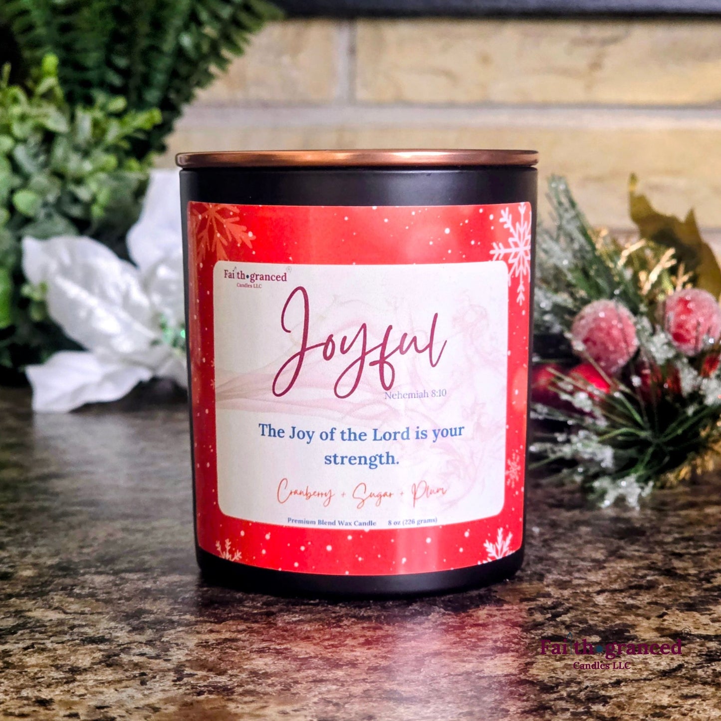 Joyful: Cranberry + Sugar + Plum