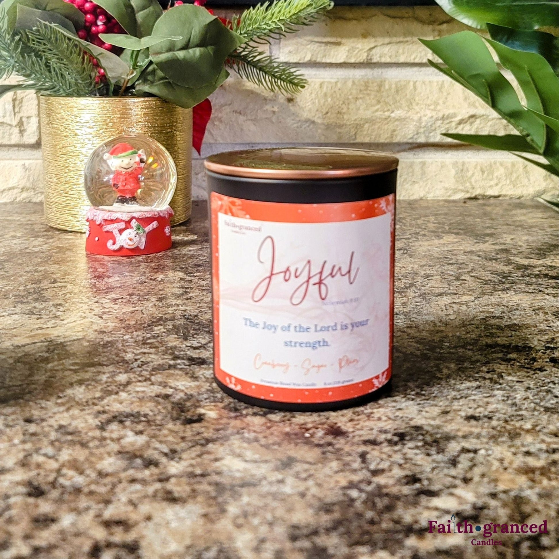 Joyful: Cranberry + Sugar + Plum - Faithgranced