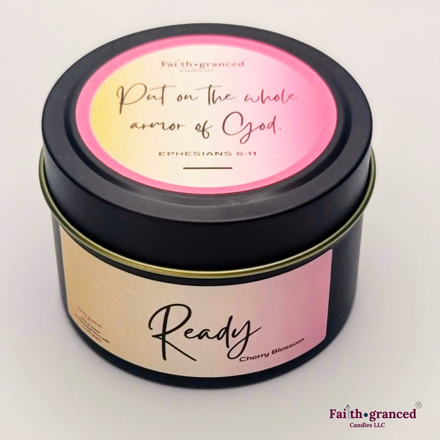 Ready: Cherry Blossoms Scented Candle - Faithgranced